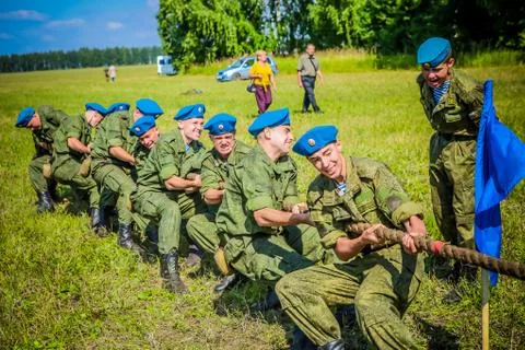 The Russian special troops in action 写真素材