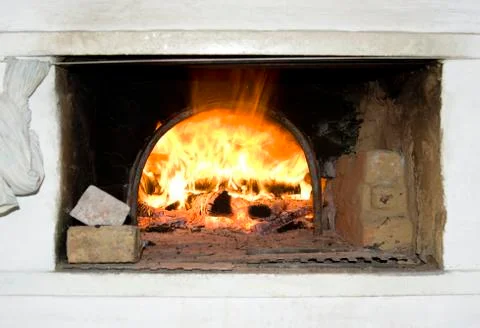 Russian stove Stock Photos