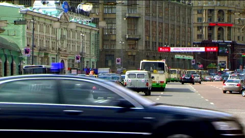 Russian Street Stock Footage 158992697