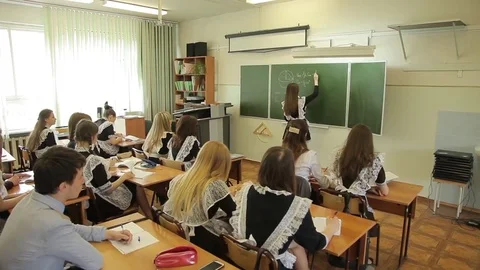Russian students have learned Stock Footage 79981167
