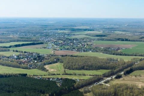 Russian suburb Stock Photos