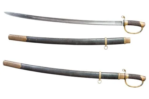 Russian sward (sable) Stock Photos