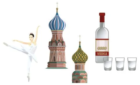 Russian Symbols Stock-Illustration