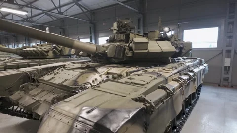 Russian T-90 main battle tank at Patriot Park in Kubinka Russia Vidéo 339248526