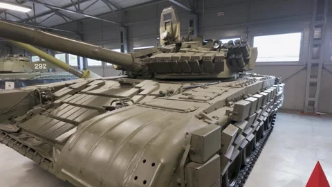 Russian T-90A main battle tank at Patriot Park in Kubinka Russia Vidéo 339249489