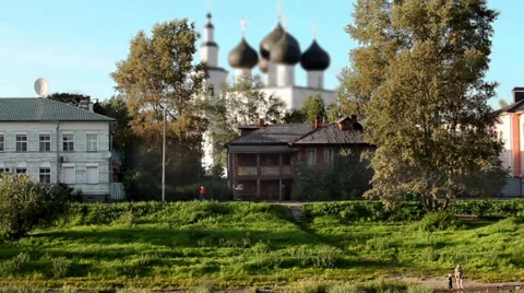 Russian Town Vologda Stock Footage 36429563