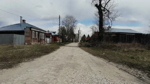 Russian village Stock Footage 161961031