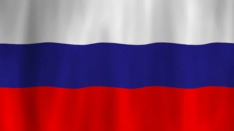 Russian wave flag animation Stock Footage 171126970