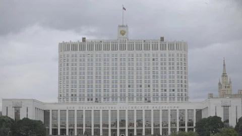 Russian White House 库存影片 112281153