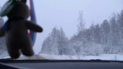 Russian winter Video stock 74503432