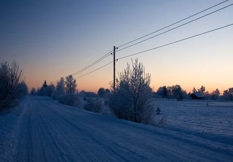 Russian winter Foto stock