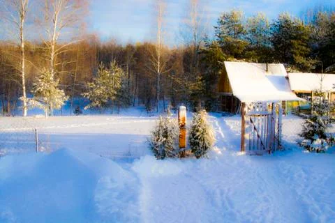 Russian winter Foto stock