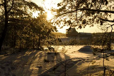 Russian winter Stock Photos
