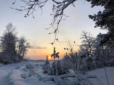 Russian winter Stock Photos