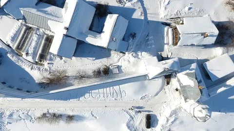 Russian winter in Suzdal. Panoramic view of Suzdal from the drone. Stock Footage 104574868