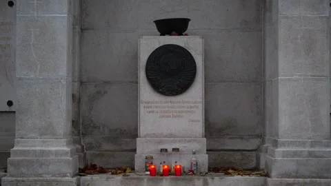 Russian WW2 memorial Stock-Footage 145811073