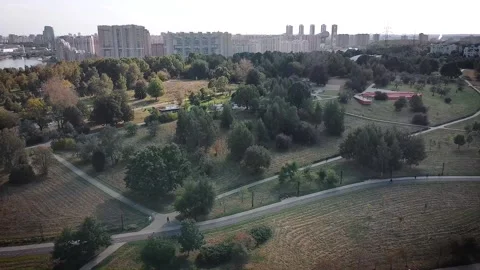 Russian_town_29 Stock Footage 160360011