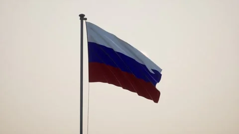Russina Flag Stock Footage 273417646