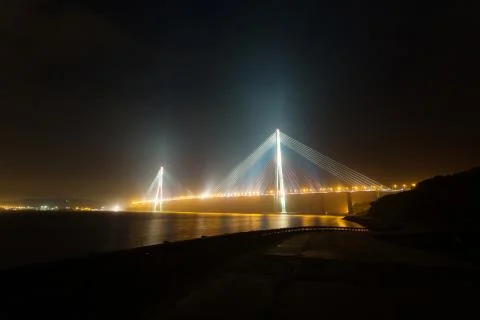 Russky Bridge Stock Photos