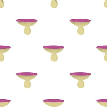 Russula pattern seamless vector Stock Illustration