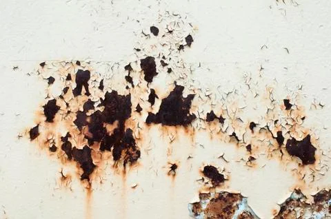 Rust and cracked paint Foto stock