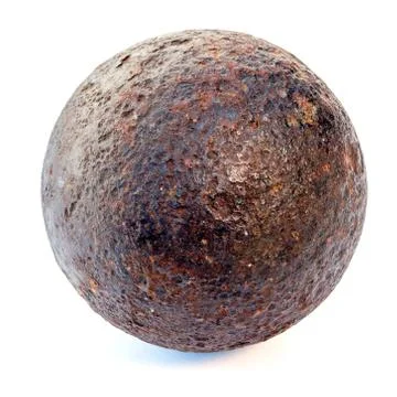 Rust cannonball Stock Photos