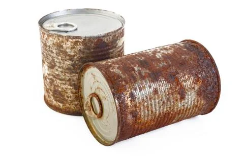 Rust cans Stock Photos