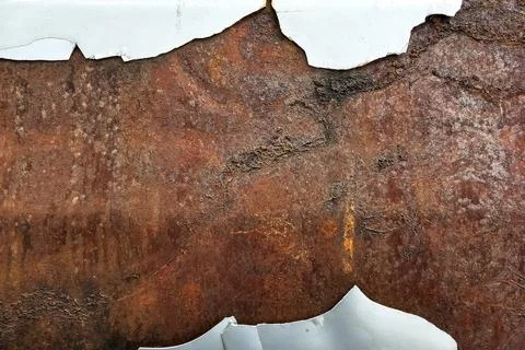 Rust on Car Body Background. Stock Photos