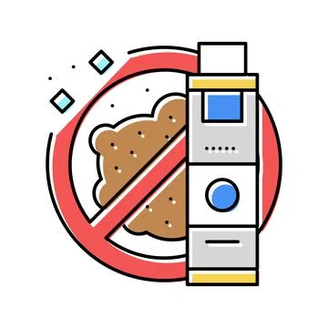 Rust cleaner detergent color icon vector illustration Stock Illustration
