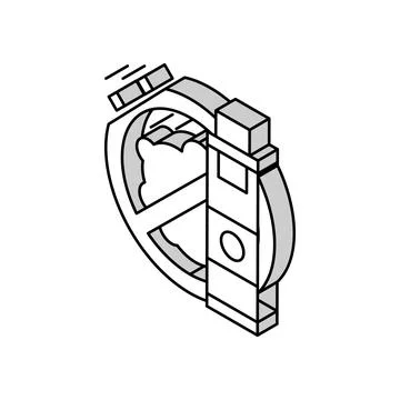 Rust cleaner detergent isometric icon vector illustration Stock Illustration