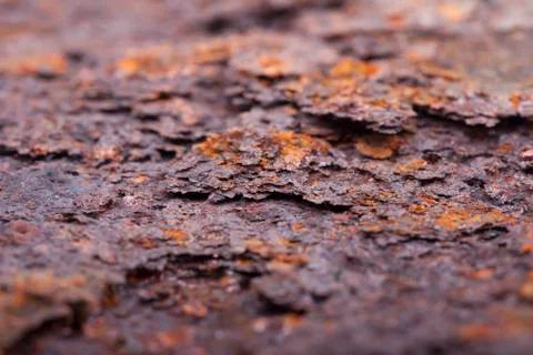 Rust closeup. Structure corrosion, texture Stock Photos