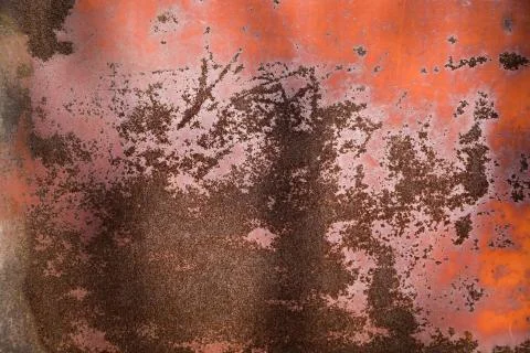 Rust closeup texture background. Foto stock
