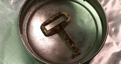 Rust departs from the key time lapse video 4k Stock Footage 111601223