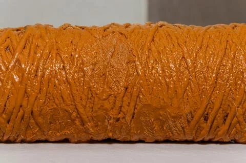 Rust dirty polypropylene drawstring cartridge mechanical cleaning water filter Stock Photos