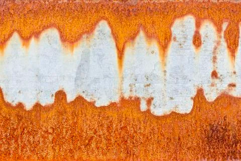 Rust on a garage door Stock Photos