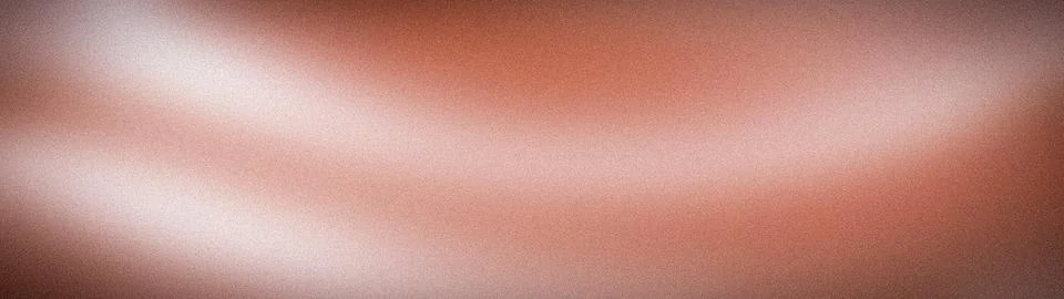 Rust gradient blur background texture with white soft waves and grainy over.. Stock Photos