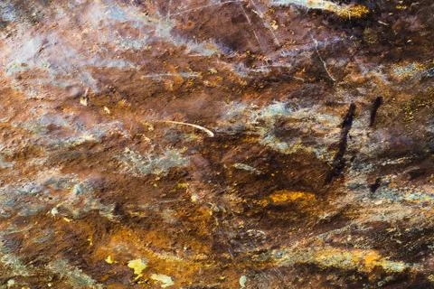 Rust Iron Metal Surface. Texture and Background. Aging, Damaged Stock Photos