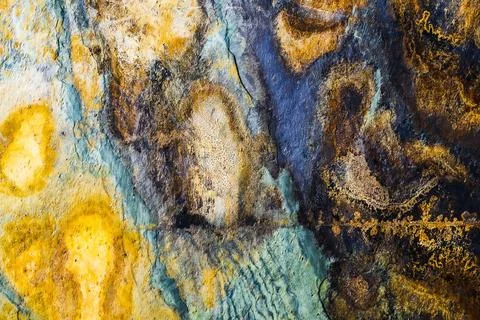 Rust Iron Metal Surface. Texture and Background. Texture With Scratches an... Stock Photos