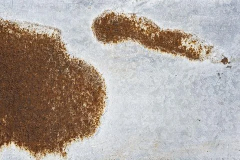 Rust on the iron plate is eroding Stock-Fotos