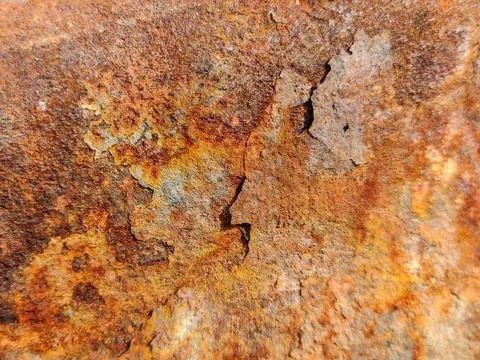 Rust on an iron surface. The concept of rust Фото