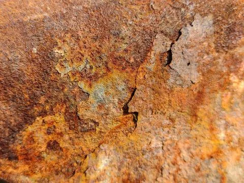 Rust on an iron surface. The concept of rust 库存照片