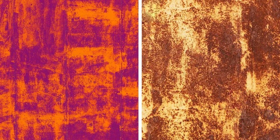 Rust on metal as abstract background . Stock Illustration