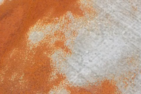 Rust in the metal background Foto stock