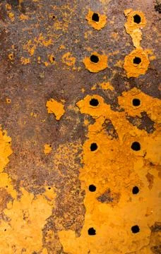 Rust metal panel background Stock Photos