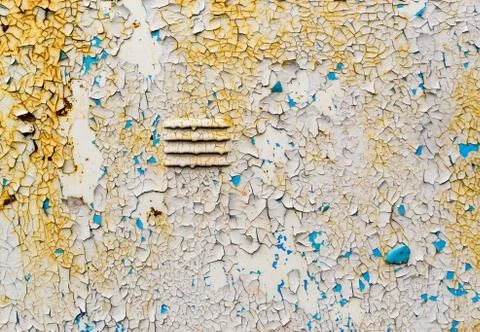 Rust on Metal With Vent Stock Photos