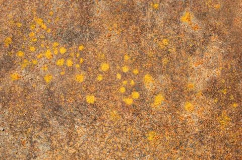 Rust on the metals, with paint residues Stock Photos