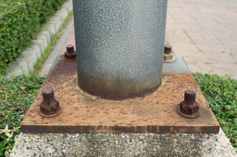 Rust nut and bolt Stock Photos