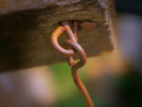 Rust, old hook Stock Photos