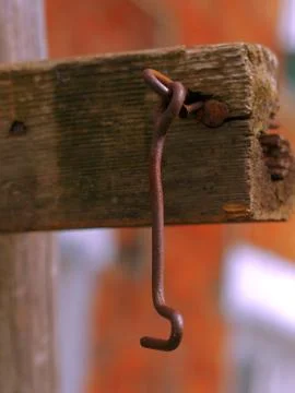 Rust, old hook Stock Photos