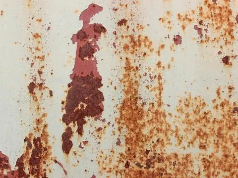 Rust on the old iron  pattern texture background. Stock Photos
